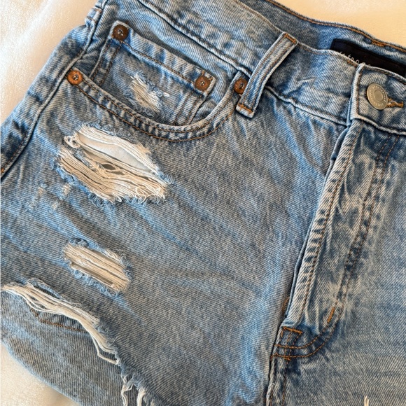 Aeropostale Women’s Distressed Jean Shorts - Picture 2 of 6